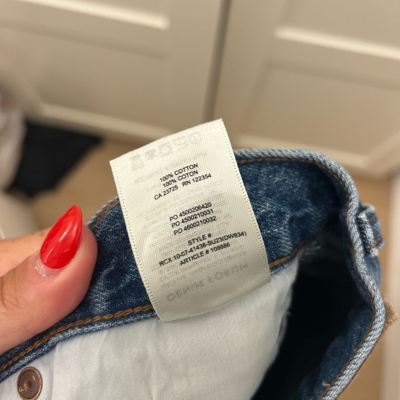 NWOT Denim Forum “ The ‘90s Halle Skirt” size 25 - Picture 4 of 7